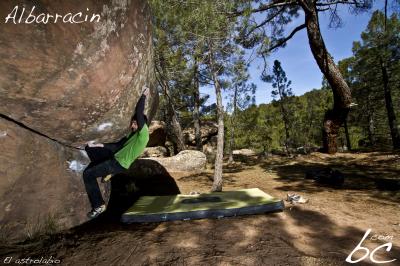 Jorge working on "El astrolabio"